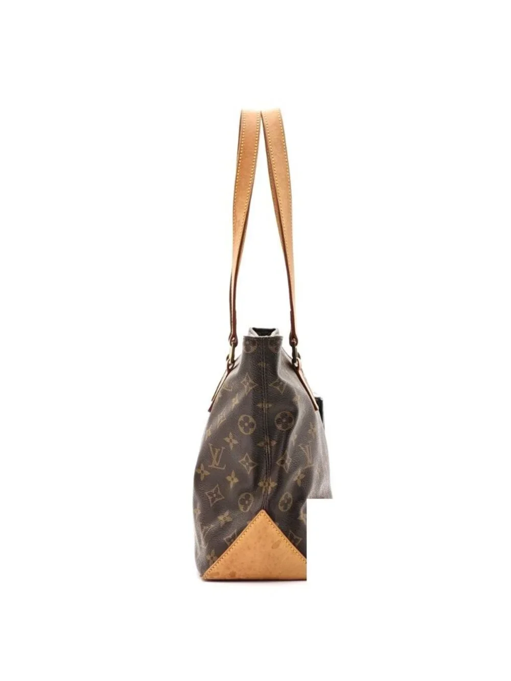 Louis Vuitton Cabas Piano Monogram Canvas Brown Shoulder Tote Bag